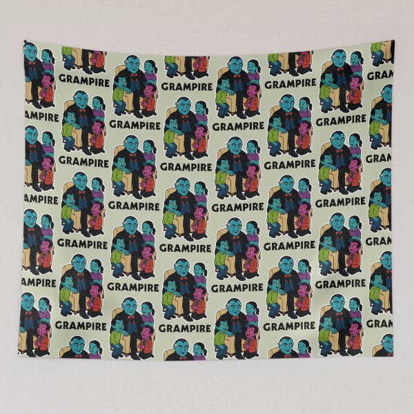Item preview, Grampire – Funny Grandpa Vampire with Kids Cartoon designed and sold by hangmeart.
