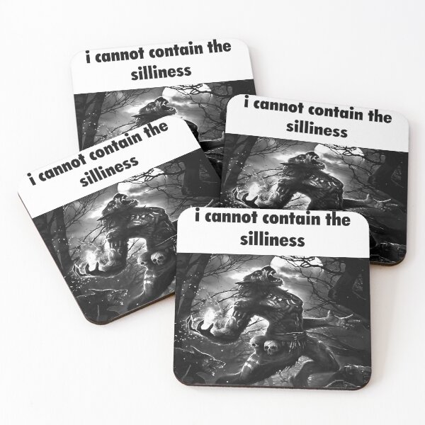 Item preview,  I Cannot Contain The Silliness Wolf Meme designed and sold by Timothykalski.