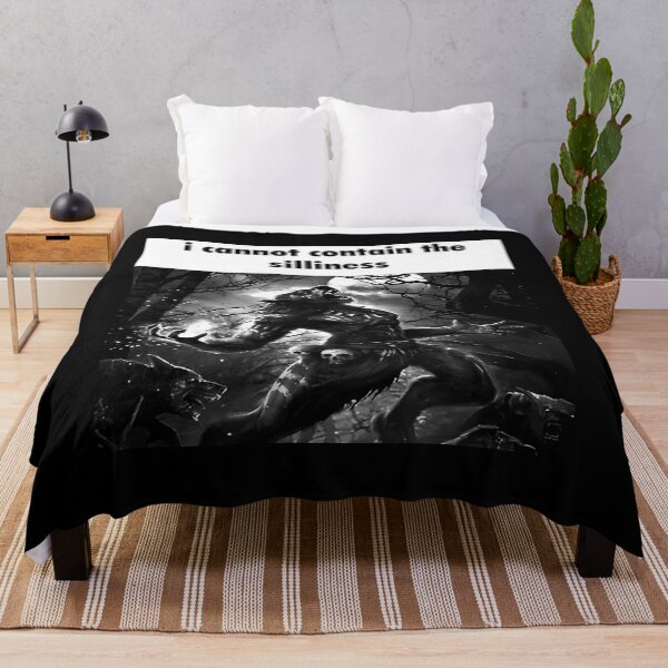 Item preview, I Cannot Contain The Silliness Wolf Meme designed and sold by Timothykalski.