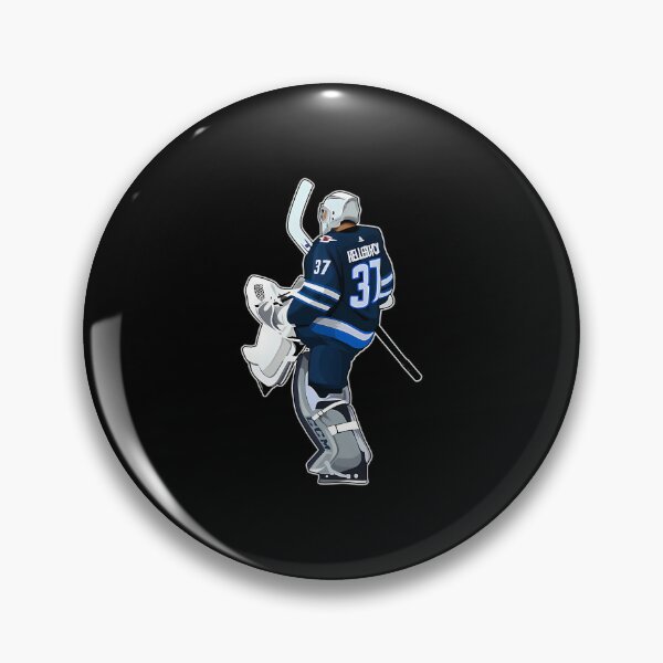 Item preview,  Connor Hellebuyck Goaltender Celebrates designed and sold by WIEMICHAEL.
