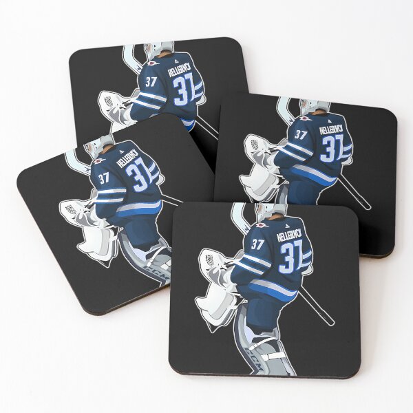 Item preview,  Connor Hellebuyck Goaltender Celebrates designed and sold by WIEMICHAEL.