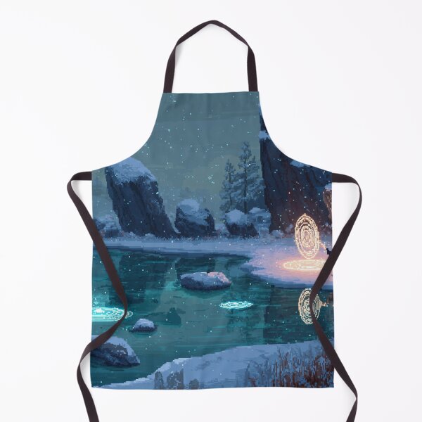 Item preview, Mage by the Frozen Lake Pixel Art designed and sold by Rtymer.