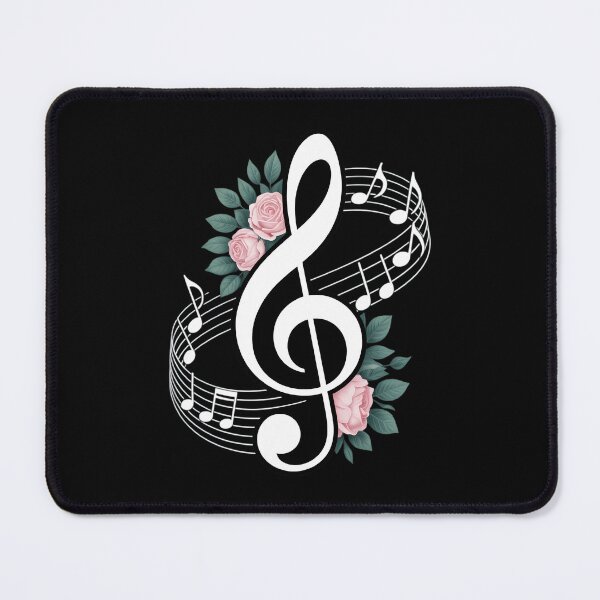 Item preview, Cut Music Notes Clef Teacher,musical Notes and Flowers designed and sold by HellD3vil-Art.