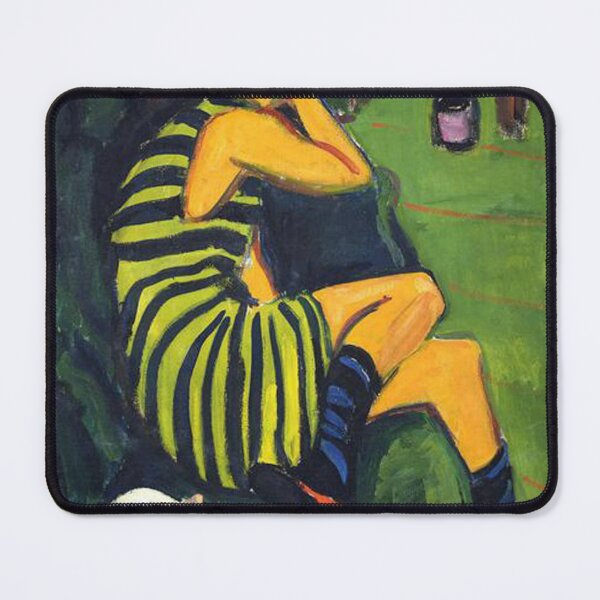 Item preview, Ernst Ludwig Kirchner - Female Artist (1910) designed and sold by Art Outlaws.