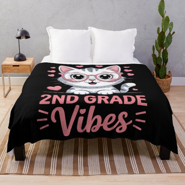 Item preview, Cute 2nd Grade Vibes Cat Kitten Love Back To School Girls designed and sold by HellD3vil-Art.