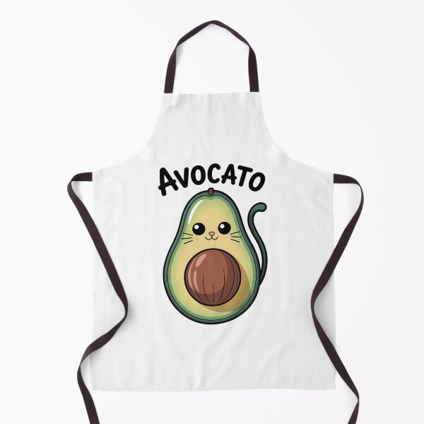 Item preview, Cute Avocato Vegan Vegetarian Cat Avocado designed and sold by HellD3vil-Art.