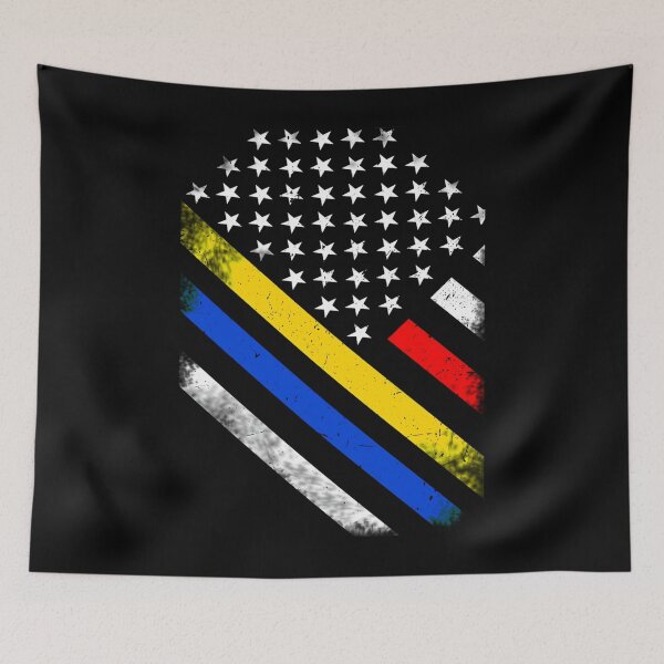 Item preview, Thin Blue Red Gold Line Public Service 	 designed and sold by haveuzfwygf33.