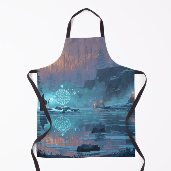 Item preview, Mage by the Frozen Lake Pixel Art designed and sold by Rtymer.