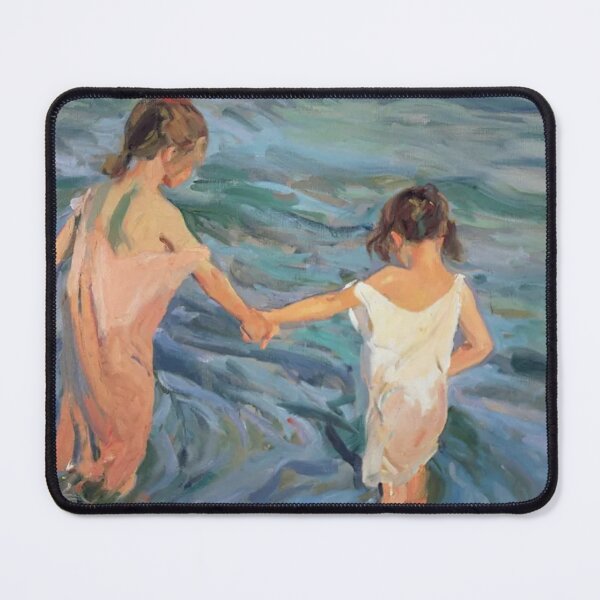 Item preview, Joaquin Sorolla - Children in the sea Sticker designed and sold by Art Outlaws.