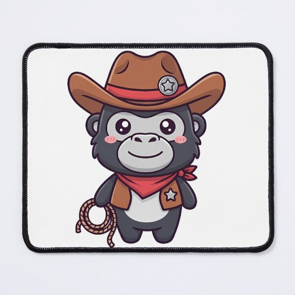 Item preview, Gorilla Cowboy with Lasso designed and sold by k3rstman1.