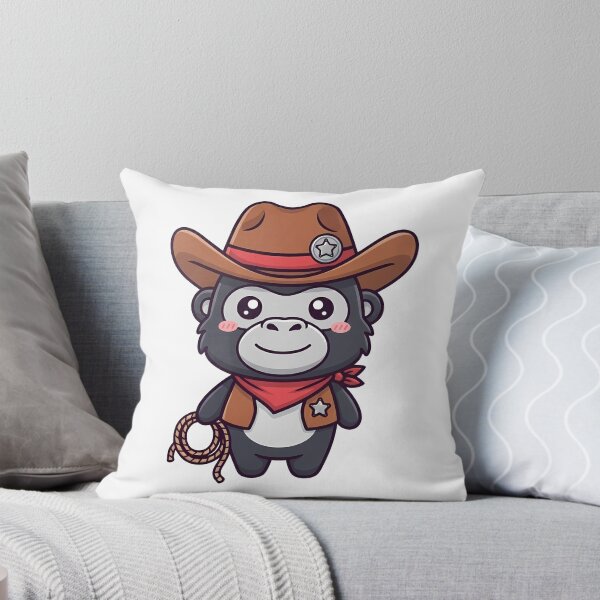 Item preview, Gorilla Cowboy with Lasso designed and sold by k3rstman1.