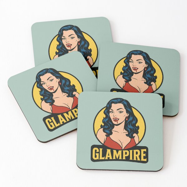 Item preview, Glampire – Glamorous Female Vampire Pop Art Design designed and sold by hangmeart.