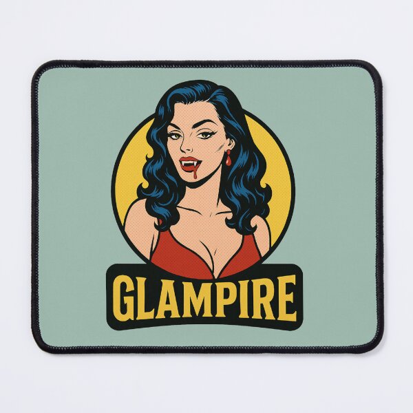 Item preview, Glampire – Glamorous Female Vampire Pop Art Design designed and sold by hangmeart.