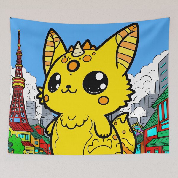 Item preview, Cute Kaiju | Playful Monster by A Cozy Bundle designed and sold by A Cozy Bundle.