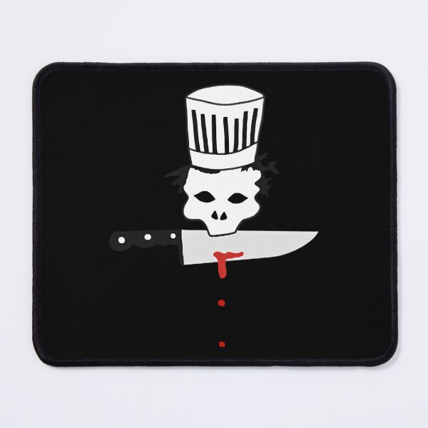 Item preview, Retro Chef Skull With Knife Anthony Bourdain's Emblem designed and sold by pfjcslecaa22.