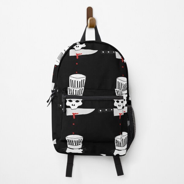 Item preview, Retro Chef Skull With Knife Anthony Bourdain's Emblem designed and sold by pfjcslecaa22.