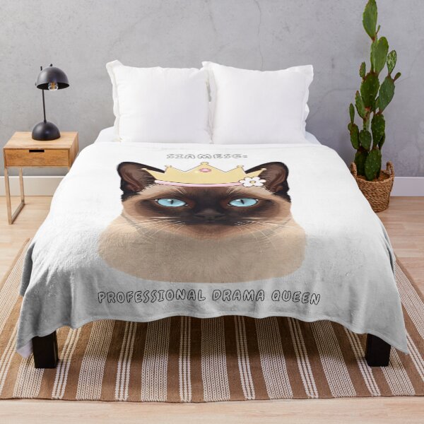 Item preview, Cute Siamese Cat Design – Professional Drama Queen for Cat Moms & Dads - funny Siamese Cat quote designed and sold by janicerafael.
