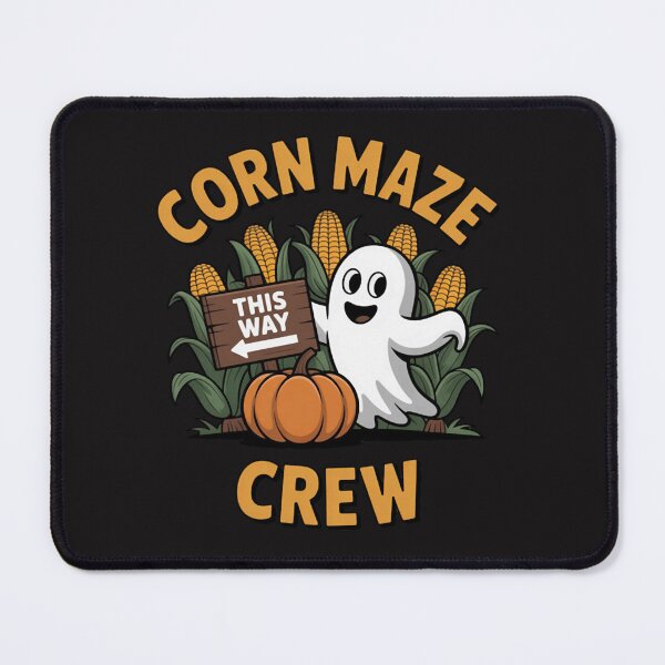 Item preview, Corn Maze Crew Ghost Autumn Pumpkin Farm Halloween designed and sold by CraftyCuttable.