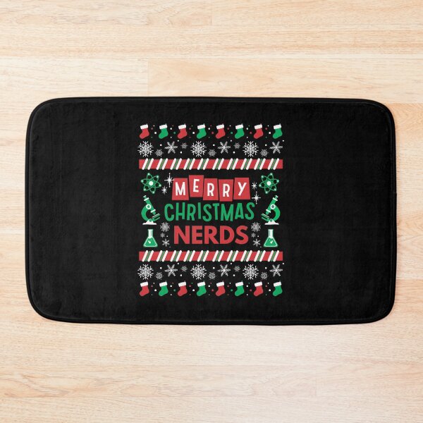 Item preview, Merry Christmas Nerds Science Laboratory Christmas Ugly Sweater | Laboratory Christmas | Laboratory Holiday Party | Christmas DNA | Science Ugly Christmas | Lab Ugly Sweater designed and sold by jadedscientist.
