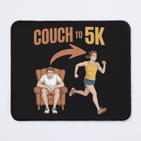 Item preview, Couch to 5K Running Motivational Fitness Finisher designed and sold by CraftyCuttable.