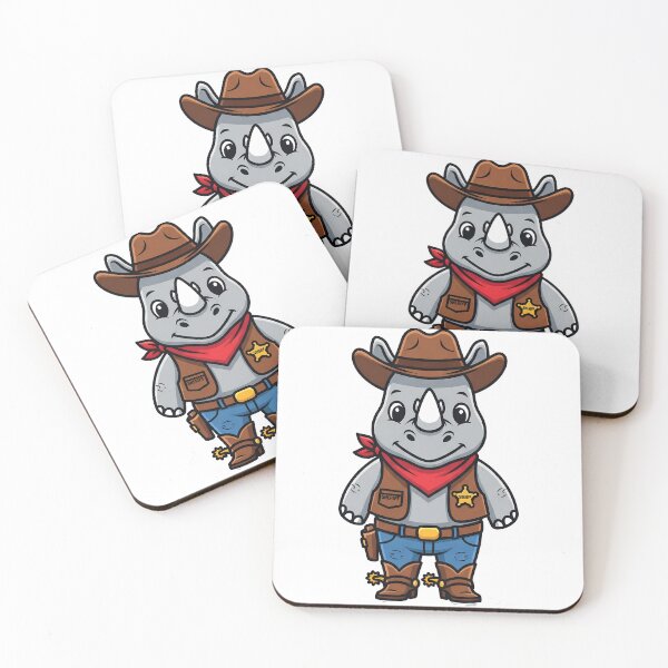 Item preview, Sheriff Rhino Western Cowboy designed and sold by k3rstman1.