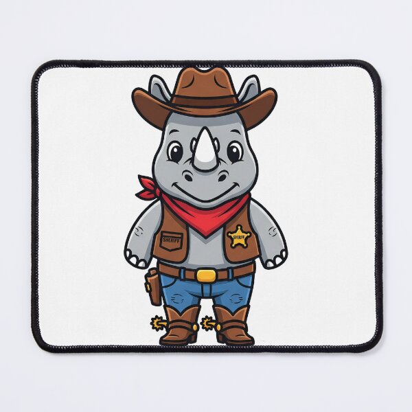 Item preview, Sheriff Rhino Western Cowboy designed and sold by k3rstman1.