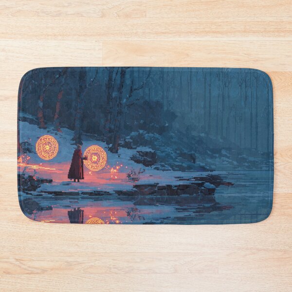 Item preview, Mage by the Frozen Lake Pixel Art designed and sold by Rtymer.