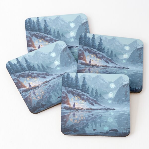 Item preview, Mage by the Frozen Lake Pixel Art designed and sold by Rtymer.