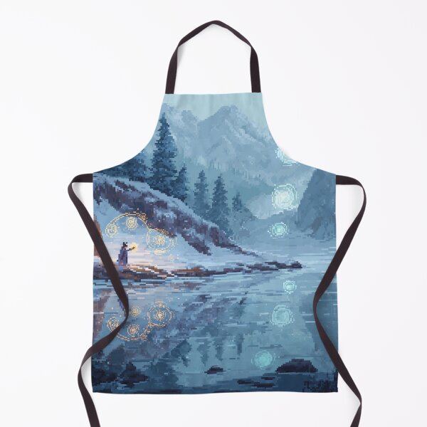 Item preview, Mage by the Frozen Lake Pixel Art designed and sold by Rtymer.