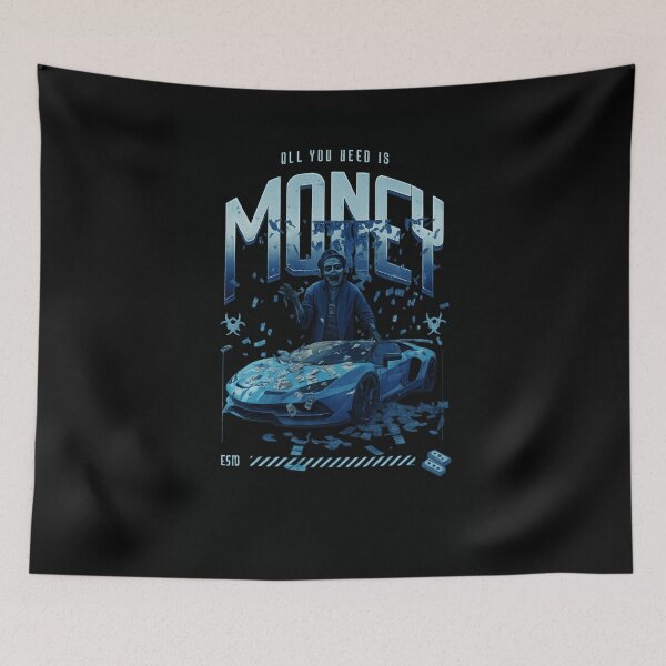 Item preview, Luxury Money Car Hustle T-Shirt | Motivational Streetwear designed and sold by SoulFlex.