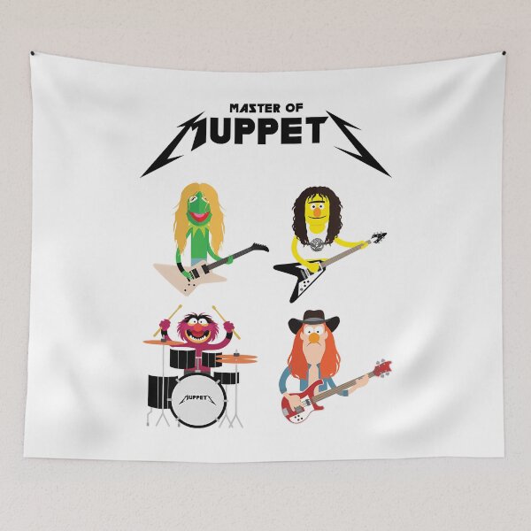 Item preview, Master Of Muppets - Muppets As Metallica Band Active designed and sold by Michaeltacke33.