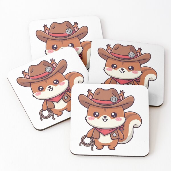 Item preview, Adorable Cowboy Squirrel Wild West designed and sold by k3rstman1.
