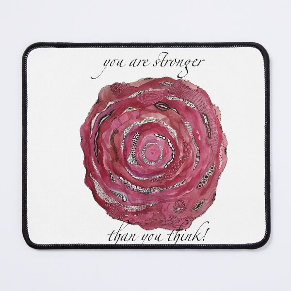 Item preview, Cancer, pink abstract, You are stronger than you think designed and sold by Kandoart.