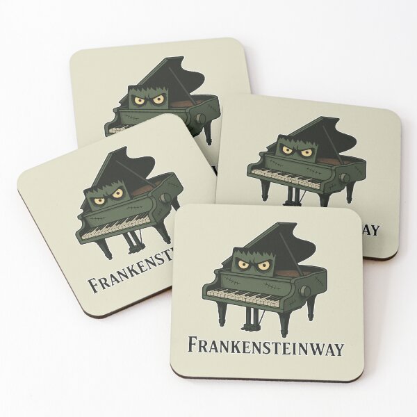 Item preview, Frankensteinway – Funny Frankenstein Piano Pun Design designed and sold by hangmeart.