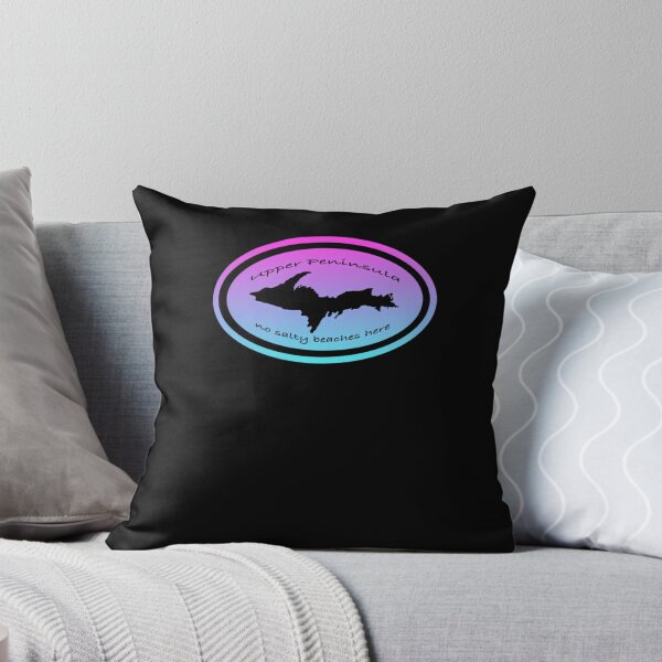 Item preview, UP Upper Peninsula NO SALTY BEACHES HERE Ombre Graphic Yooper 906  	 designed and sold by wsvzzfxzwad89.