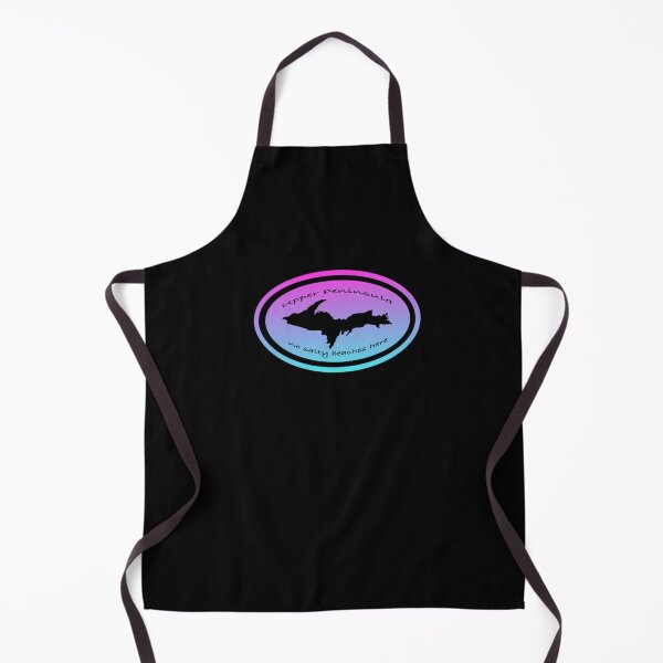 Item preview, UP Upper Peninsula NO SALTY BEACHES HERE Ombre Graphic Yooper 906 designed and sold by wsvzzfxzwad89.