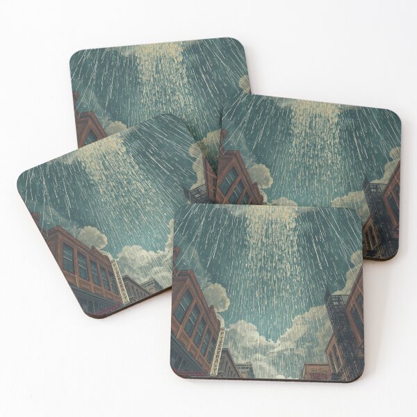 Item preview, Rainy City Street designed and sold by MH Digital Studio .
