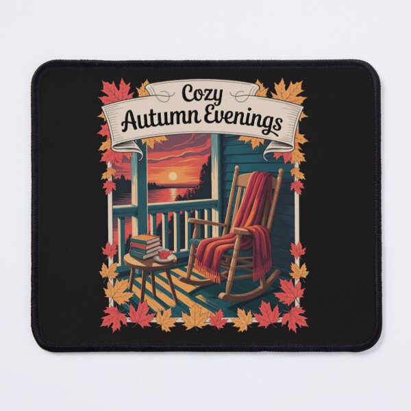 Item preview, Cozy Autumn Evenings Fall Season October Book Coffee Lover designed and sold by CraftyCuttable.