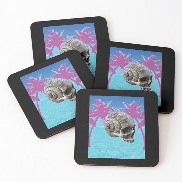 Item preview, Vaporwave Ocean Skull Graphic 		 designed and sold by kvxxobbwnkt25.