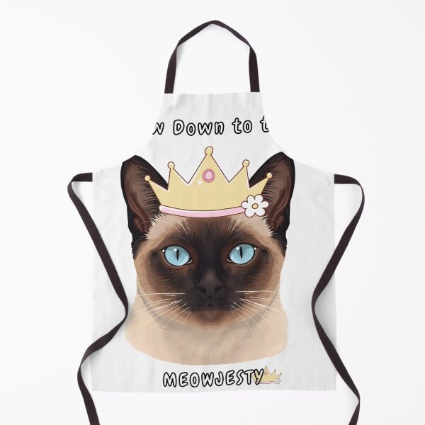 Item preview, Cute Siamese Cat Design – Bow Down to the Meowjesty for Cat Moms & Dads - funny Siamese Cat quote designed and sold by janicerafael.