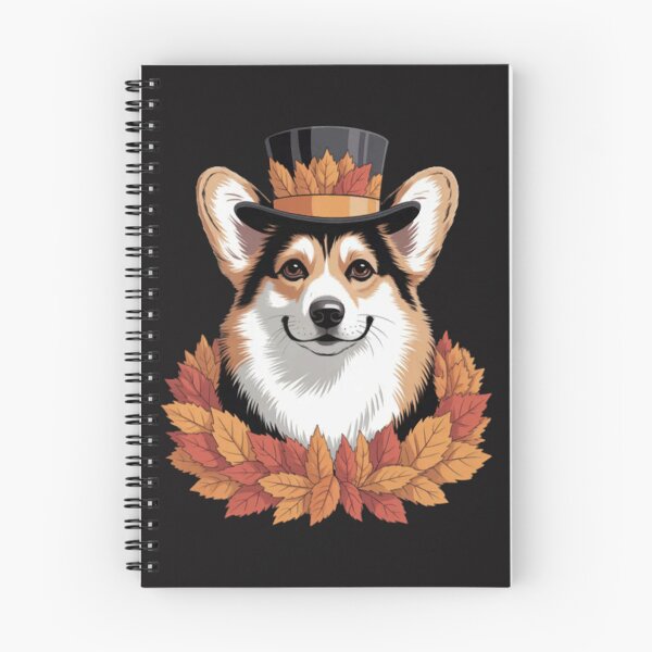 Artikelvorschau, Gemütliche Herbststimmung Hundeliebhaber Fallende Blätter Süßer Corgi entworfen und verkauft von CraftyCuttable.