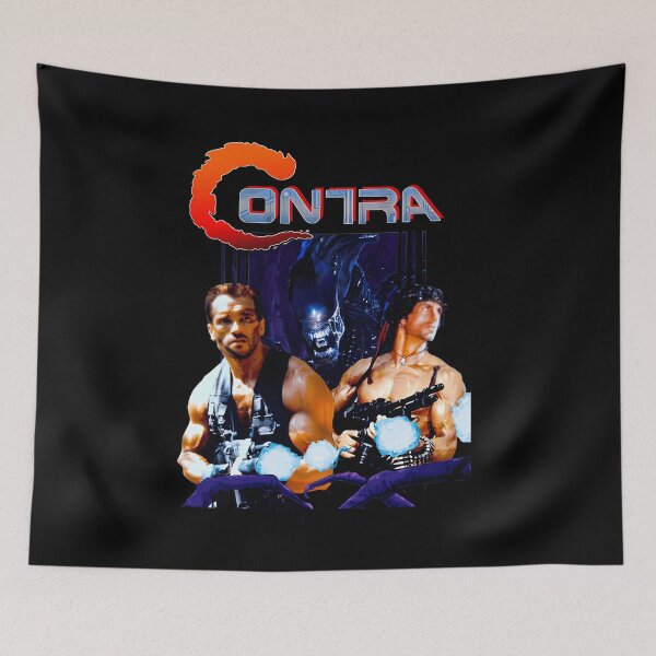 Item preview, SCHWARZENEGGER COMMANDO and ALIEN-CONTRA GAME PARODY  	 designed and sold by cslchduqhkp11.