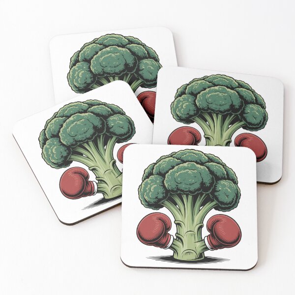 Item preview, Broccoli with boxing Gloves for Sports designed and sold by Moon-Ape.