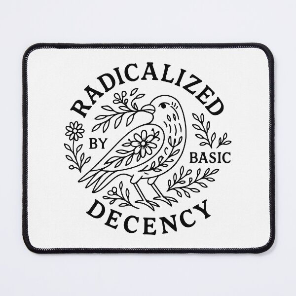 Item preview, Radicalized by Basic Decency Retro Boho Flower Bird designed and sold by modoodles357.