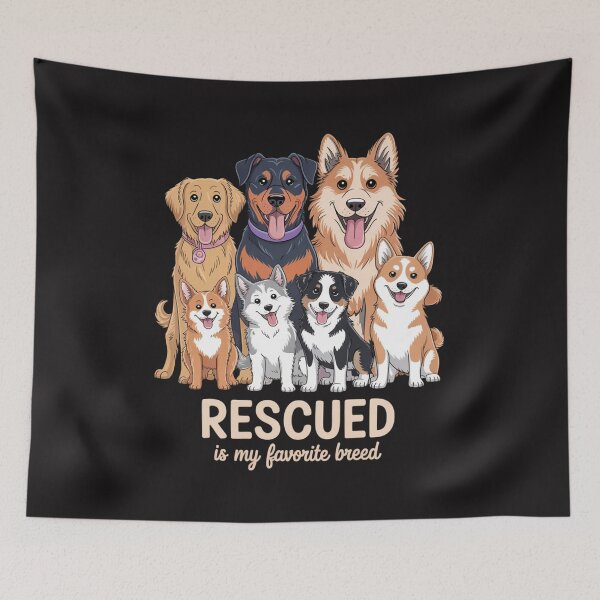 Item preview, Rescued Is My Favorite Breed - Animal Rescue designed and sold by Ikwalima.