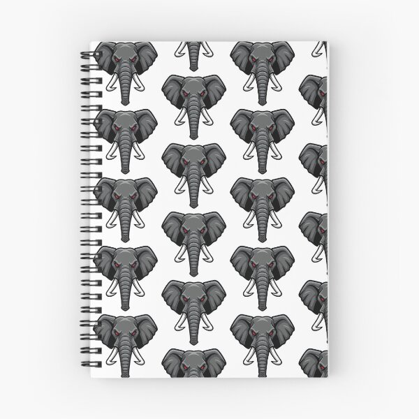 Item preview, Furious Elephant Head Vector Art - Massive Animal Strength Graphic designed and sold by Omar-2D.