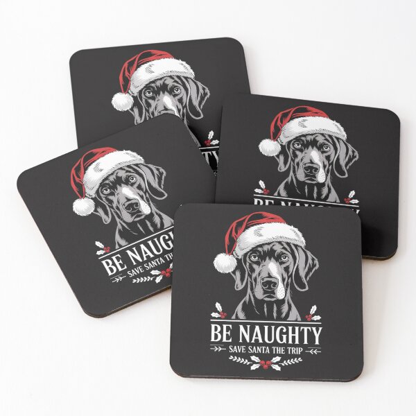 Item preview, Save Santa German Shorthaired Pointer Xmas designed and sold by Ikwalima.
