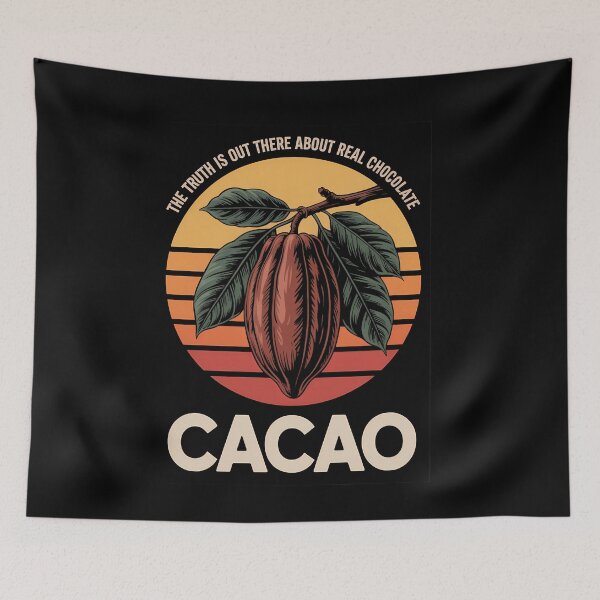 Item preview, Cacao for chocolate lovers and foodies designed and sold by Moon-Ape.