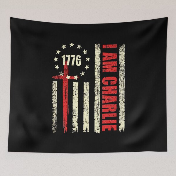 Item preview, I Am Charlie Name Personalized American Flag designed and sold by Anastasi12.