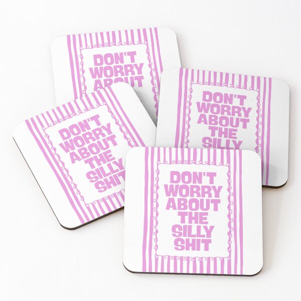 Item preview, Don’t Worry About The Silly Shit in Pink designed and sold by Dondonmart.